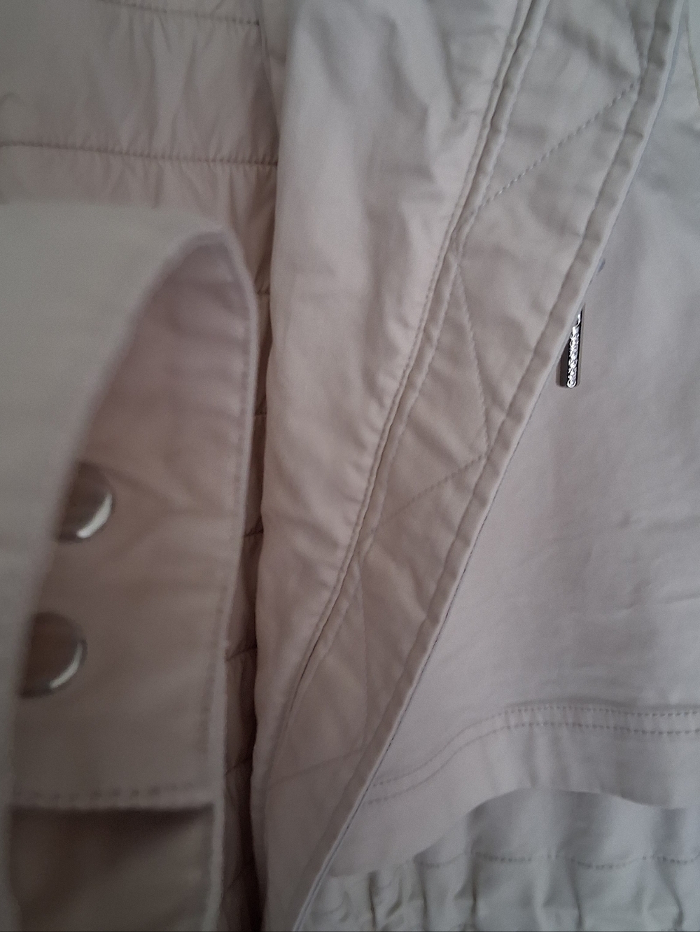 Soia & Kyo Rain Jacket Trench XL US 14 VGUC Water Resistant - Picture 14 of 16